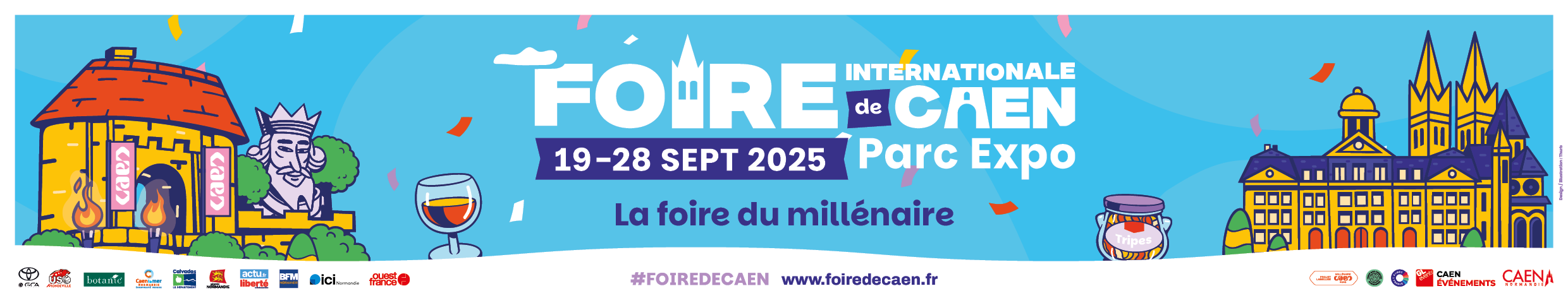 affiche foire de caen